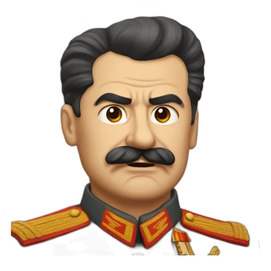 stalin hating spain sticker