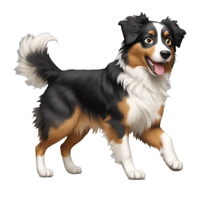 Australian Shepard dancing  sticker