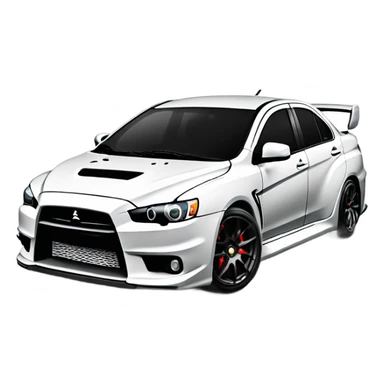 Car style Lancer EVO X  sticker