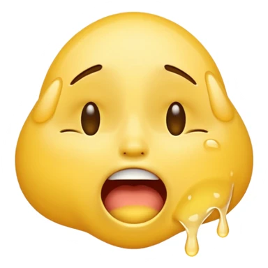 crying laughing emoji, extremely exaggerated, tears streaming, mouth wide open, eyes squeezed shut sticker