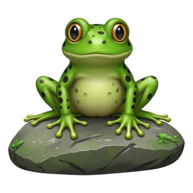 Concho frog sticker