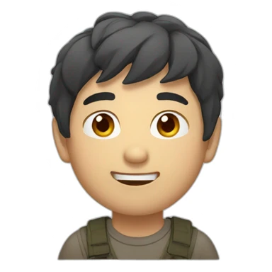 Gareth asian sticker