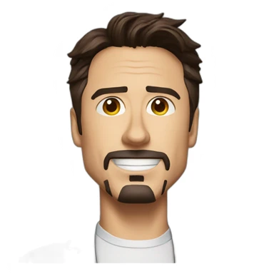 tony stark whit laptop sticker