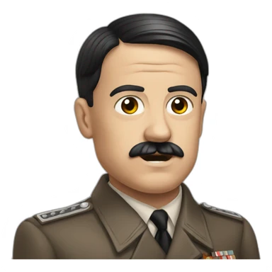 Hitler se fait harceler sticker