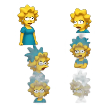 Maggie simpson sticker