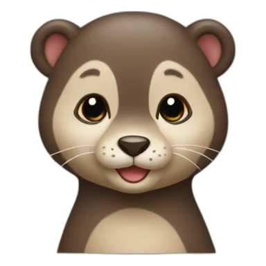 Doudou loutre sticker