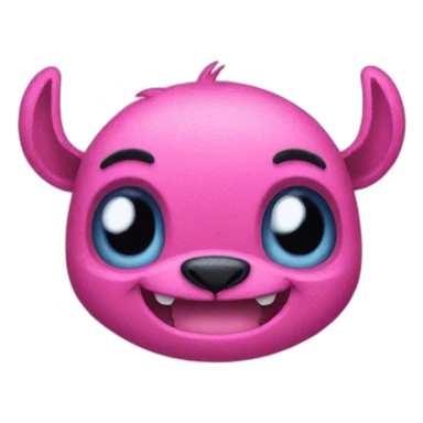 Pink stich  sticker