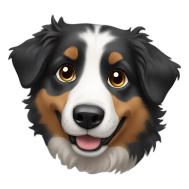 australian sheperd playing sticker