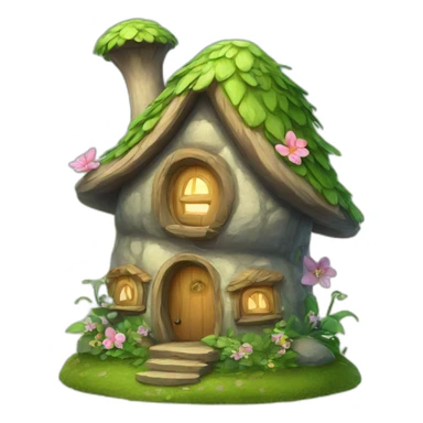 fairy house sticker