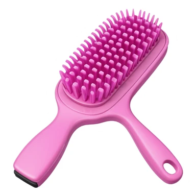 Cepillo de cabello rosa  sticker