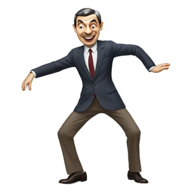 MR Bean dancing sticker