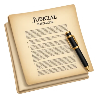 judicial contracts sticker