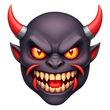 demon wit grills sticker