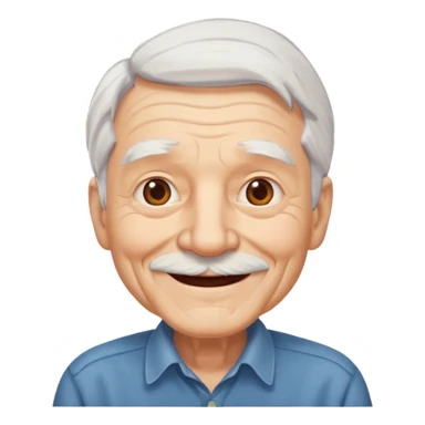 Create an avatar of old man sticker