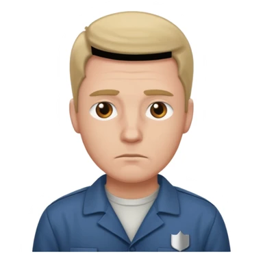 prison whit guys sticker