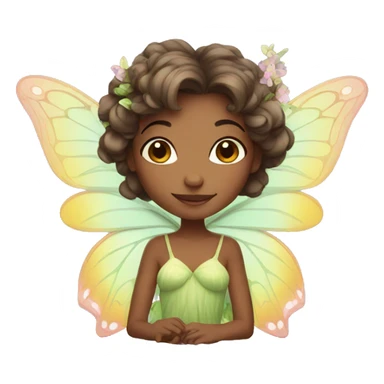butterfly fairy sticker