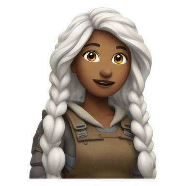 mountain girl sticker