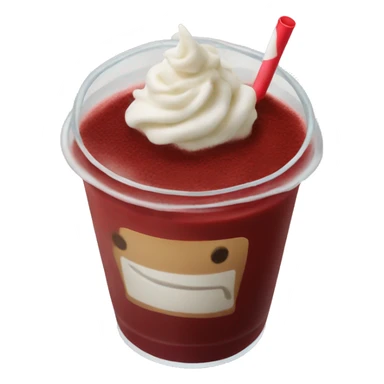 Red velvet iced coffee  sticker