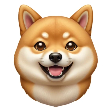 Cinematic Comical Shiba Inu Portrait Emoji, Head tilted dramatically with an exaggeratedly amused or surprised expression, featuring a striking fur with a creamy underbelly, wide, expressive brown eyes filled with exaggerated disbelief, Simplified yet hilariously expressive features, highly detailed, glowing with a slightly sassy glow, high shine, dramatic yet playful, stylized with an air of cheeky defiance, bright and endearing, soft glowing outline, capturing the essence of a spirited and over-the-top companion, so meme-worthy it feels like it could side-eye its way into internet fame instantly! sticker