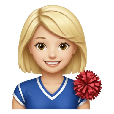Cheer squad, blonde, Burnett  sticker