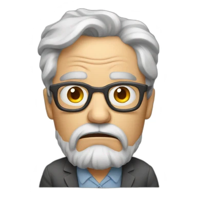 angry professor sticker
