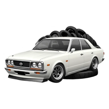 nissan laurel c35 escape sticker