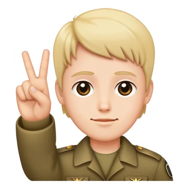 3 finger salute sticker