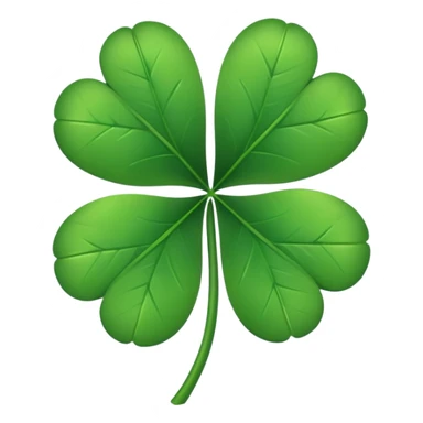 Make me five leaf clover emoji sticker