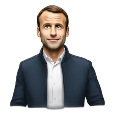 Macron dans la rue sticker