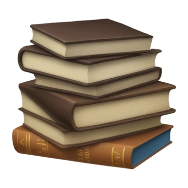 a pile of books sticker