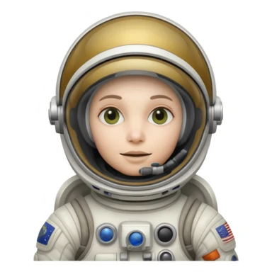 alien white Astronaut sticker