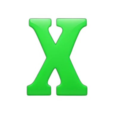 A logo bearing the number 10 next to the letter X, light green sticker