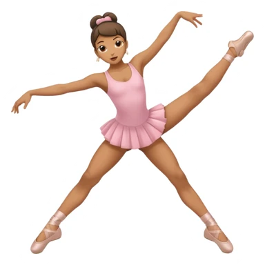 hip hop ballerina, doing a breakdance move sticker