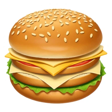 Sandwich bun sticker