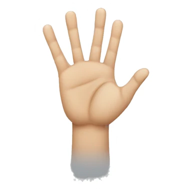 the index fingers of 2 hands touch sticker