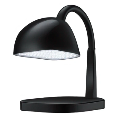 Black LED nail lamp sticker