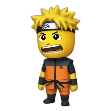 Naruto schwert im po sticker