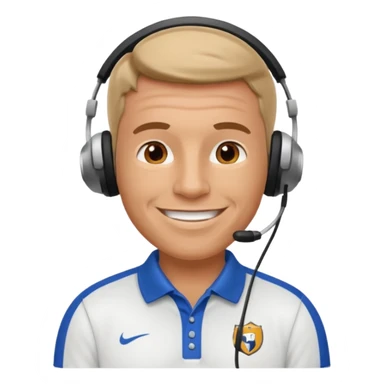 a football coach sticker