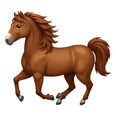 Create mustang horse emoji sticker