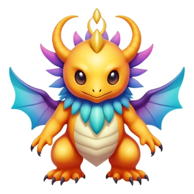 Epic divine complex detailed gradients aesthetic-scenery-Fakémon-creature sticker