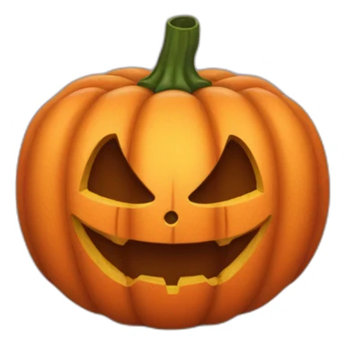 Citrouille d'Halloween possédée sticker