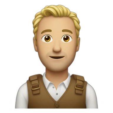 Jordenean man sticker