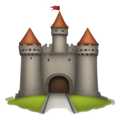 Castle drawbridge sticker