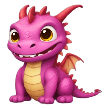 dragon cute cinema sticker