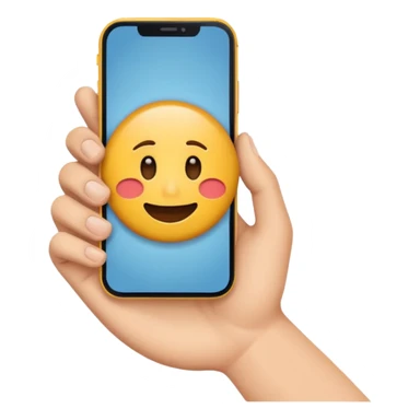 Create an emoji of a hand lifting a phone to answer a call."
 sticker