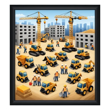 The employer provides work on the site and it is profitable and everyone smiles sticker