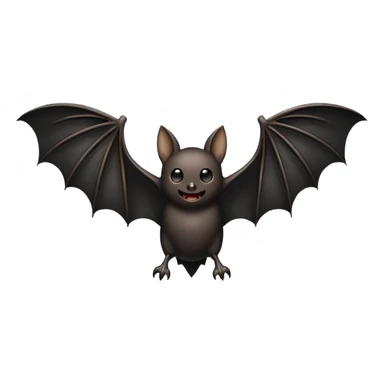 Bat – Flying bat with spread wings sticker