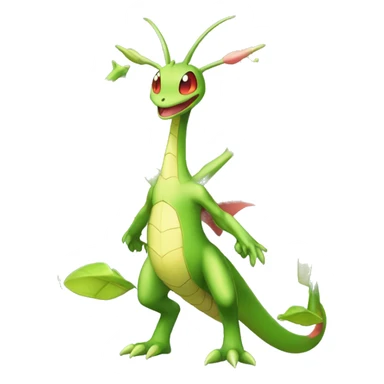 Full body shiny Flygon-Scyther-grovyle sticker