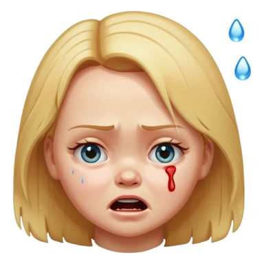 Girl name chucky crying and flooding the place sticker