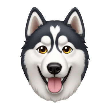 perro husky  sticker
